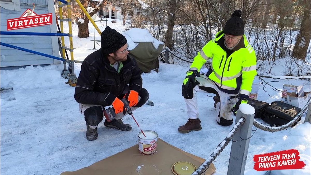 Virtasen 4 Öljyn Maali ja talvimaalaus